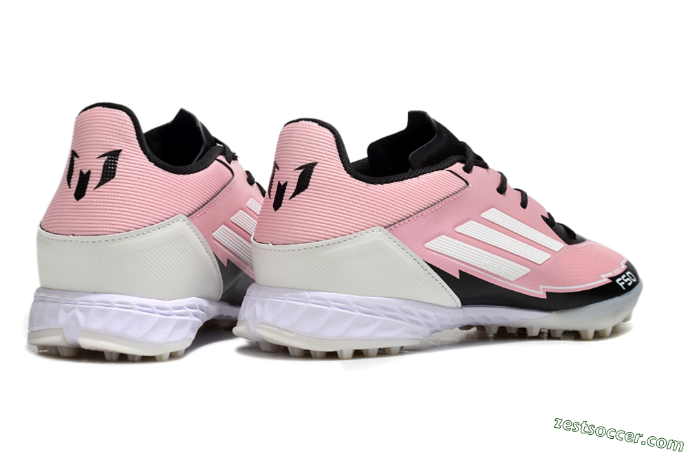 Adidas F50 Pro TF Low-Tops Soccer Shoes - Pink/Black/White 6