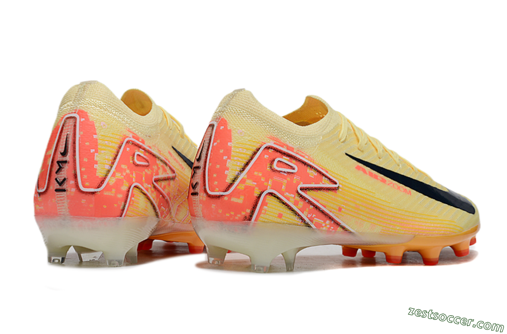 Nike Air Zoom Mercurial Vapor 16 Elite AG Low-Tops Soccer Cleats - Yellow/Black/Red 6