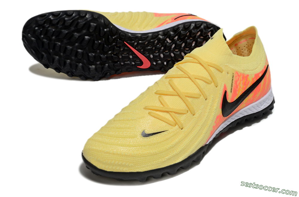 Nike Phantom GX 2 Elite TF Low-Tops Soccer Shoes - Yellow/Black/Red 3