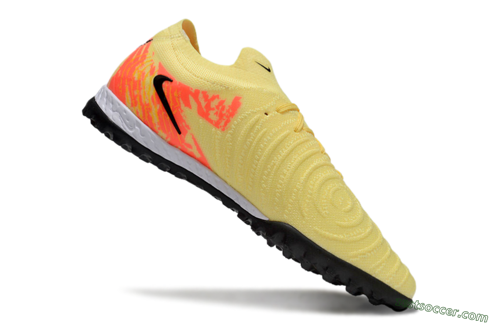 Nike Phantom GX 2 Elite TF Low-Tops Soccer Shoes - Yellow/Black/Red 4
