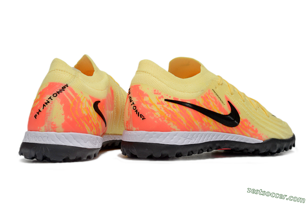 Nike Phantom GX 2 Elite TF Low-Tops Soccer Shoes - Yellow/Black/Red 6