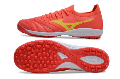 Mizuno Morelia Neo Sala TF Low-Tops Soccer Shoes - Red/Yellow/White