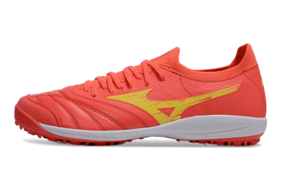 Mizuno Morelia Neo Sala TF Low-Tops Soccer Shoes - Red/Yellow/White
