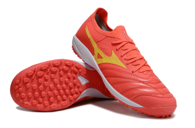 Mizuno Morelia Neo Sala TF Low-Tops Soccer Shoes - Red/Yellow/White