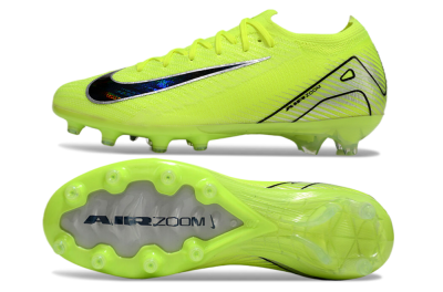 Nike Air Zoom Mercurial Vapor 16 Elite AG Low-Tops Soccer Cleats - Yellow/Silver/Black