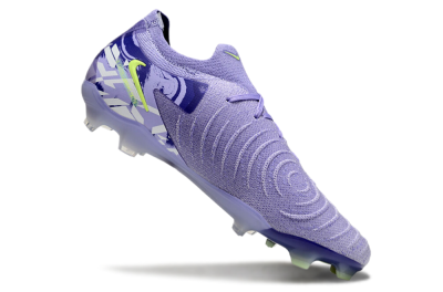 Nike Phantom Luna Elite FG Low-Tops Soccer Cleats - Purple/Yellow/White
