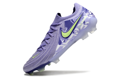 Nike Phantom Luna Elite FG Low-Tops Soccer Cleats - Purple/Yellow/White