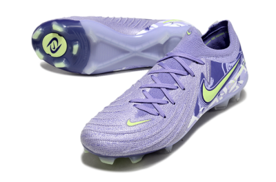 Nike Phantom Luna Elite FG Low-Tops Soccer Cleats - Purple/Yellow/White