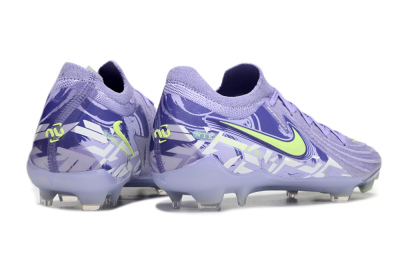 Nike Phantom Luna Elite FG Low-Tops Soccer Cleats - Purple/Yellow/White