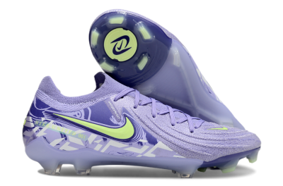 Nike Phantom Luna Elite FG Low-Tops Soccer Cleats - Purple/Yellow/White