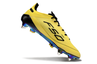 Adidas F50 Elite SG Low-Tops Soccer Cleats - Yellow/Black/Gold