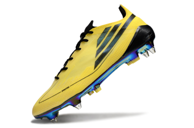 Adidas F50 Elite SG Low-Tops Soccer Cleats - Yellow/Black/Gold