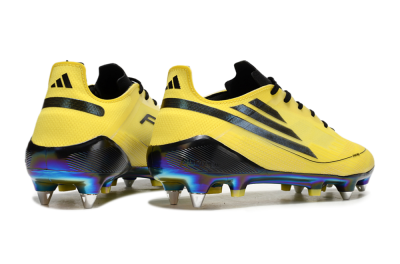Adidas F50 Elite SG Low-Tops Soccer Cleats - Yellow/Black/Gold