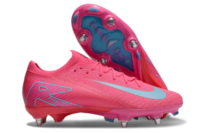 Nike Air Zoom Mercurial Vapor 16 Elite SG Low-Tops Soccer Cleats - Pink/Jade