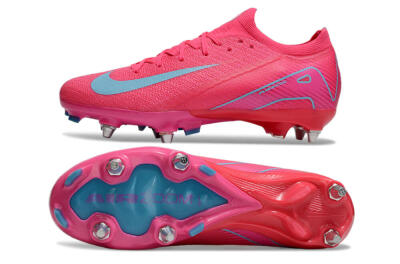 Nike Air Zoom Mercurial Vapor 16 Elite SG Low-Tops Soccer Cleats - Pink/Jade