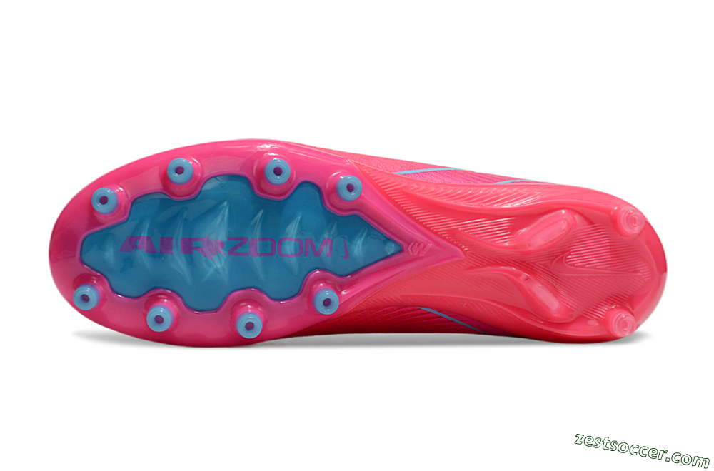 Nike Air Zoom Mercurial Superfly 10 Elite AG High-Tops Soccer Cleats - Pink/Jade 6