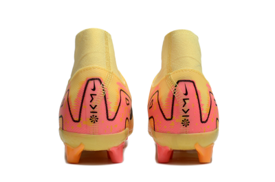 Nike Air Zoom Mercurial Superfly 10 Academy AG High-Tops Soccer Cleats - Yellow/Black/Red