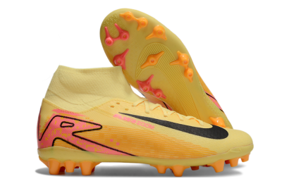 Nike Air Zoom Mercurial Superfly 10 Academy AG High-Tops Soccer Cleats - Yellow/Black/Red