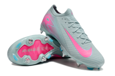 Nike Air Zoom Mercurial Vapor 16 Elite SG Low-Tops Soccer Cleats - Jade/Pink