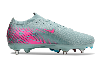Nike Air Zoom Mercurial Vapor 16 Elite SG Low-Tops Soccer Cleats - Jade/Pink