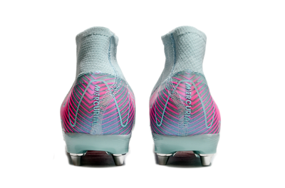 Nike Air Zoom Mercurial Superfly 10 Elite SG High-Tops Soccer Cleats - Jade/Pink