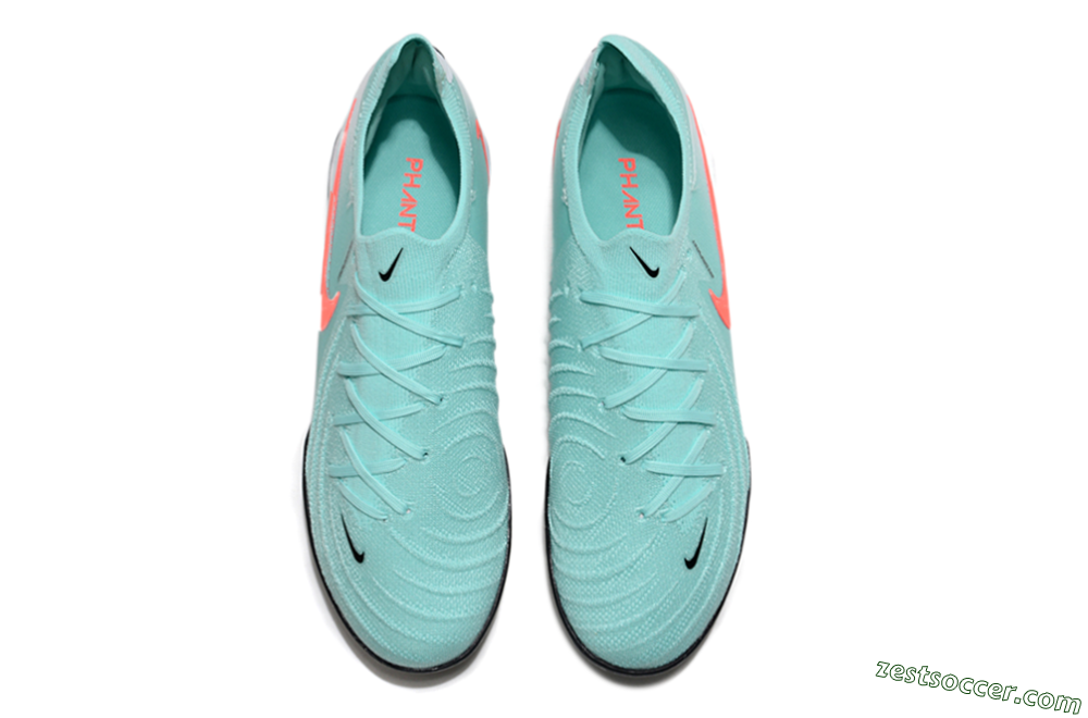 Nike Phantom Luna Elite TF Low-Tops Soccer Shoes - Jade/Red/White 4