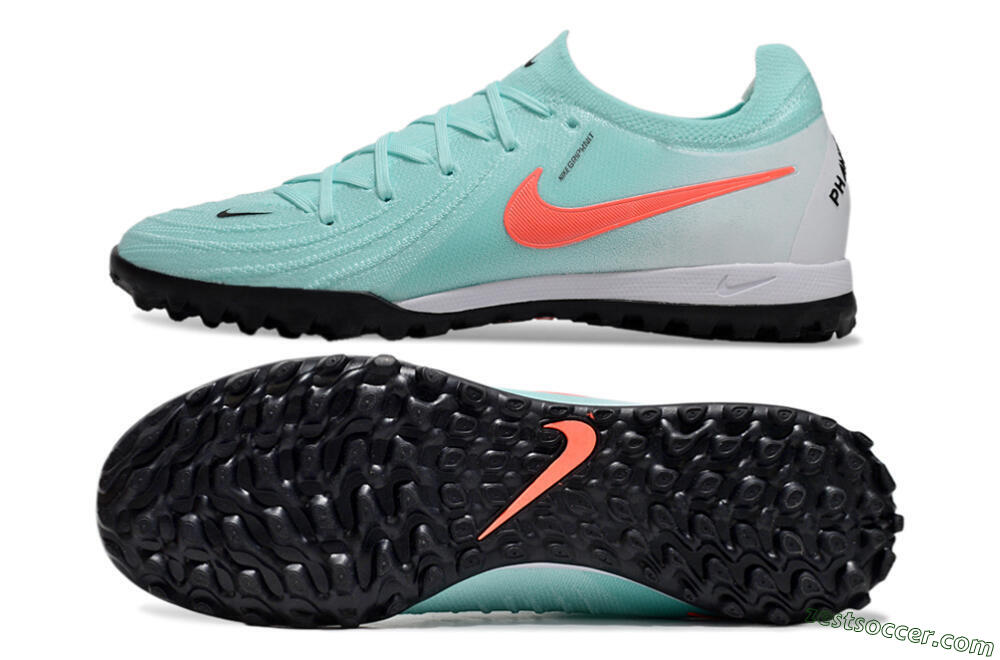 Nike Phantom Luna Elite TF Low-Tops Soccer Shoes - Jade/Red/White 1