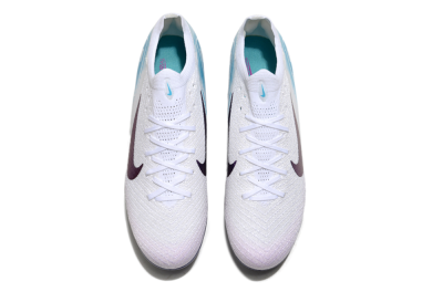 Nike Air Zoom Mercurial Vapor 16 Elite SG Low-Tops Soccer Cleats - White/Purple/Jade