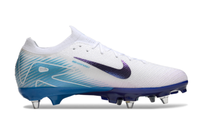 Nike Air Zoom Mercurial Vapor 16 Elite SG Low-Tops Soccer Cleats - White/Purple/Jade