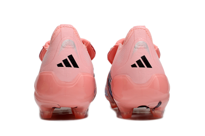 Adidas Predator Elite 25 Foldover Tongue FG Low-Tops Soccer Cleats - Pink/Blue/Black