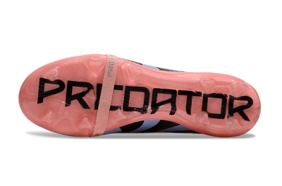 Adidas Predator Elite 25 Foldover Tongue FG Low-Tops Soccer Cleats - Pink/Blue/Black