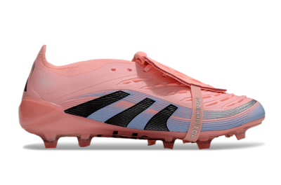 Adidas Predator Elite 25 Foldover Tongue FG Low-Tops Soccer Cleats - Pink/Blue/Black