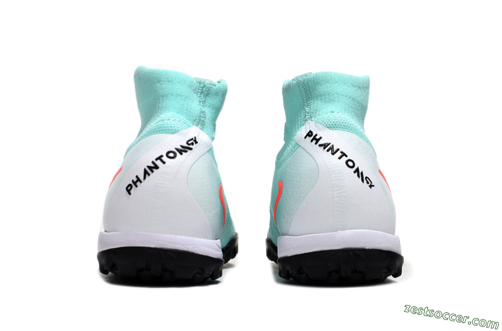 Nike Phantom Luna Elite TF High-Tops Soccer Shoes - Jade/Red/White 5