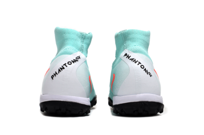 Nike Phantom Luna Elite TF High-Tops Soccer Shoes - Jade/Red/White