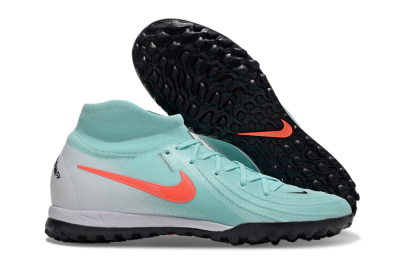 Nike Phantom Luna Elite TF High-Tops Soccer Shoes - Jade/Red/White