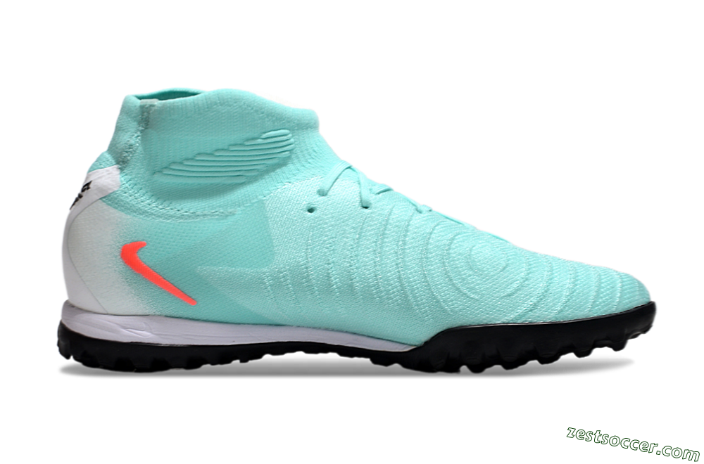Nike Phantom Luna Elite TF High-Tops Soccer Shoes - Jade/Red/White 7