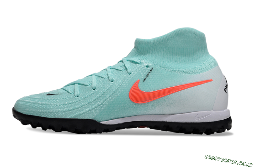 Nike Phantom Luna Elite TF High-Tops Soccer Shoes - Jade/Red/White 2
