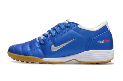 Nike Total 90 II TF Low-Tops Soccer Shoes - Blue/White/Brown