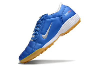 Nike Total 90 II TF Low-Tops Soccer Shoes - Blue/White/Brown