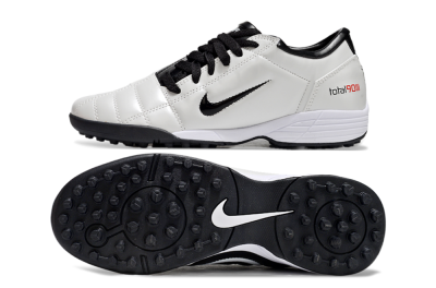 Nike Total 90 II TF Low-Tops Soccer Shoes - Beige/Black/White