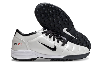 Nike Total 90 II TF Low-Tops Soccer Shoes - Beige/Black/White