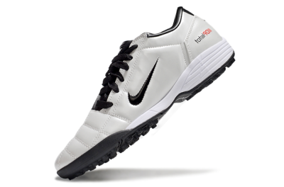 Nike Total 90 II TF Low-Tops Soccer Shoes - Beige/Black/White
