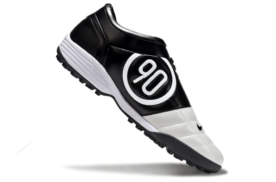 Nike Total 90 II TF Low-Tops Soccer Shoes - Beige/Black/White
