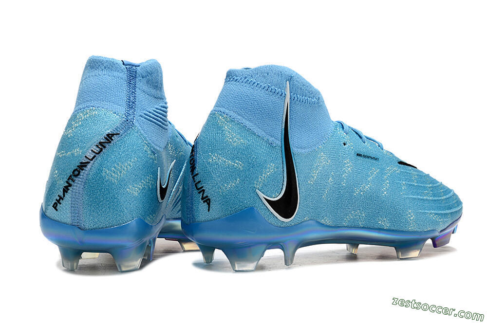 Nike Phantom Luna Elite FG High-Tops Soccer Cleats - Jade/Black/White 6