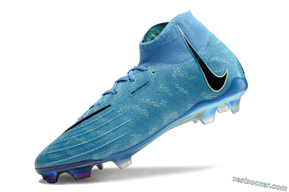 Nike Phantom Luna Elite FG High-Tops Soccer Cleats - Jade/Black/White 5