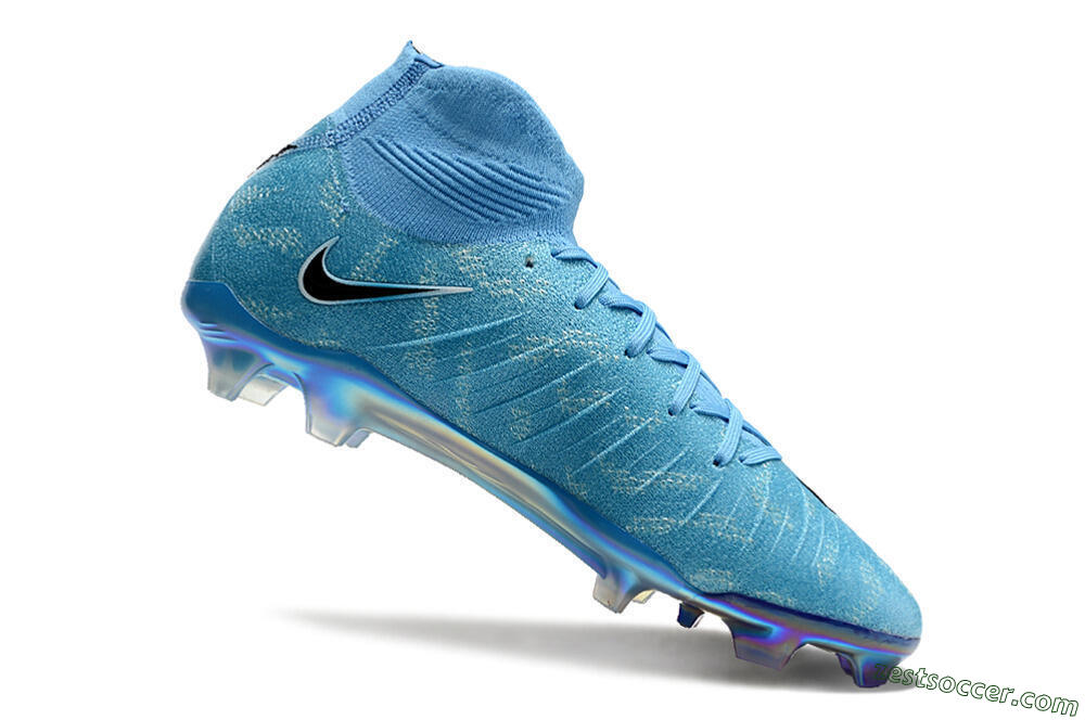 Nike Phantom Luna Elite FG High-Tops Soccer Cleats - Jade/Black/White 4