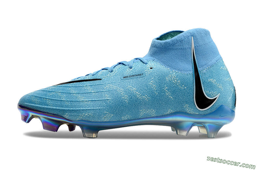 Nike Phantom Luna Elite FG High-Tops Soccer Cleats - Jade/Black/White 2