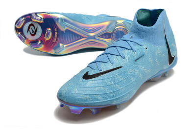 Nike Phantom Luna Elite FG High-Tops Soccer Cleats - Jade/Black/White