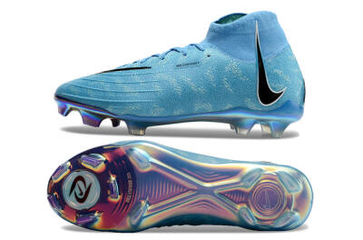 Nike Phantom Luna Elite FG High-Tops Soccer Cleats - Jade/Black/White
