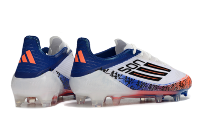 Adidas F50 Elite FG Low-Tops Soccer Cleats - White/Red/Blue